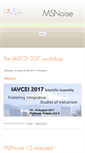 Mobile Screenshot of msnoise.org