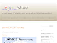 Tablet Screenshot of msnoise.org